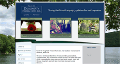 Desktop Screenshot of doughertyfuneralhomes.com